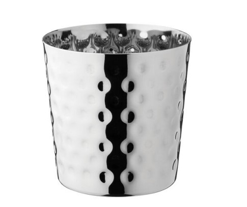 Stainless Steel Hammered Chip Cup