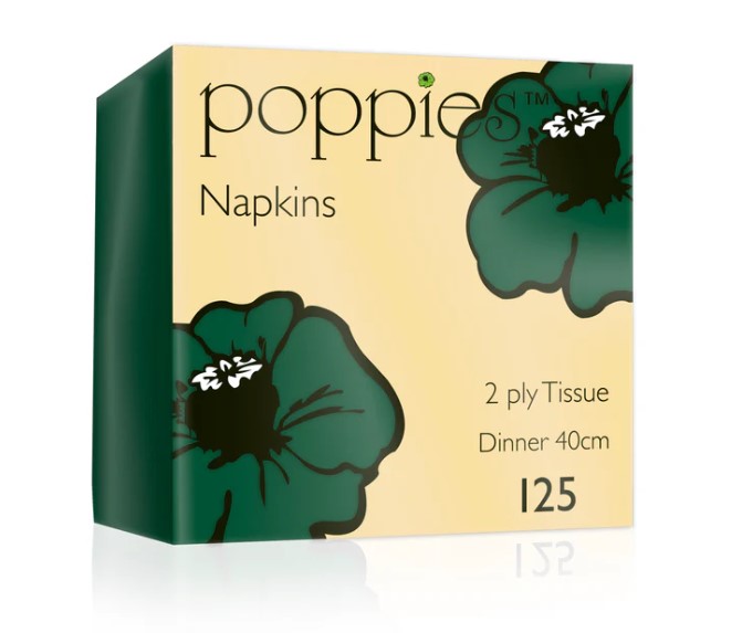 Napkin 2Ply 40cm Forest Green