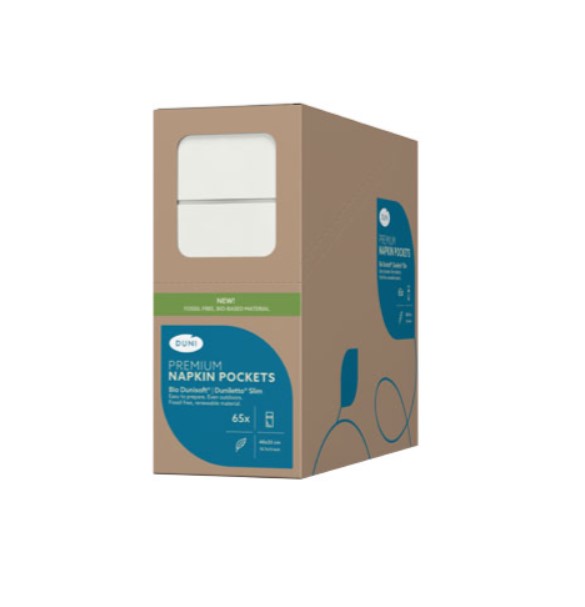 Duniletto Dunisoft Slim Airlaid Napkin 40x33cm White