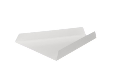White Pizza Slice Tray