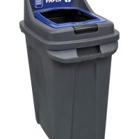Blue Paper Recycling BIN & LID Open Top 50L